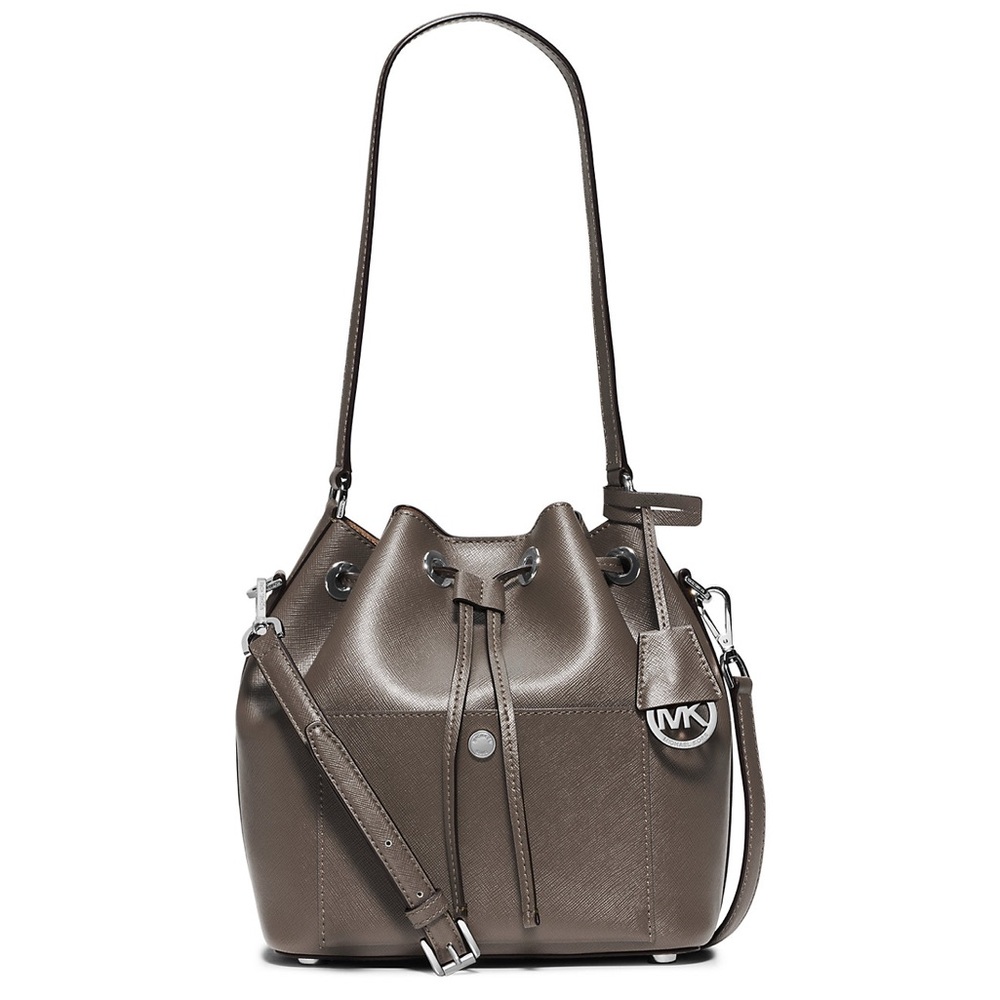 Michael Kors Greenwich Medium Saffiano Leather Bucket Bag NWT